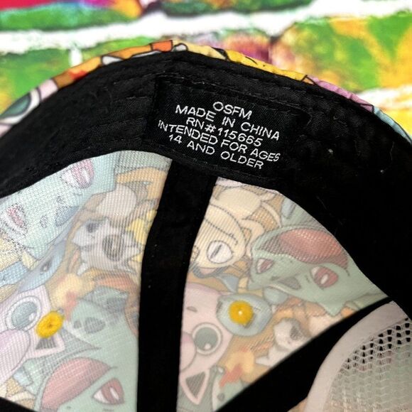 Pokemon Character Collage Baseball Style Hat Cap One Size - Picture 8 of 8
